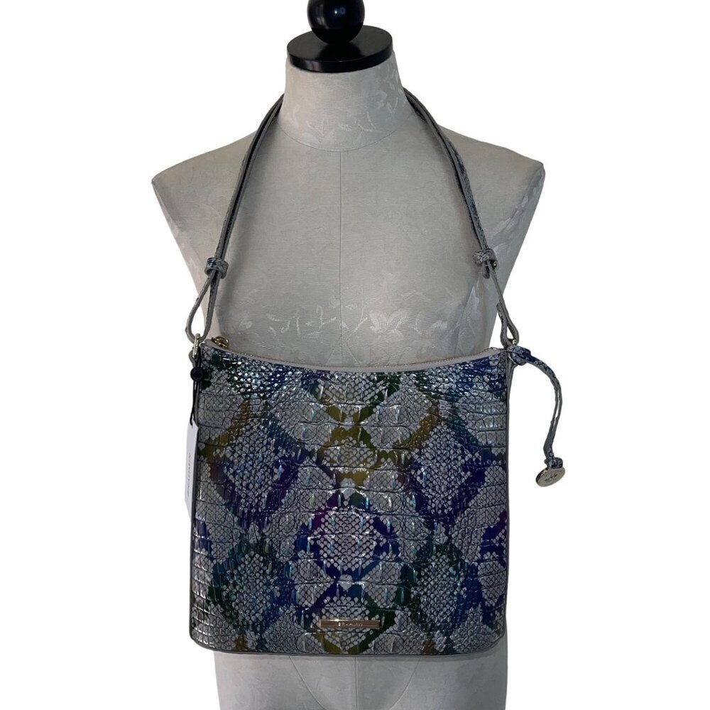 Brahmin Womens Crossbody Bag Size 10 Multicolor Spellbound Solid Melbourne New